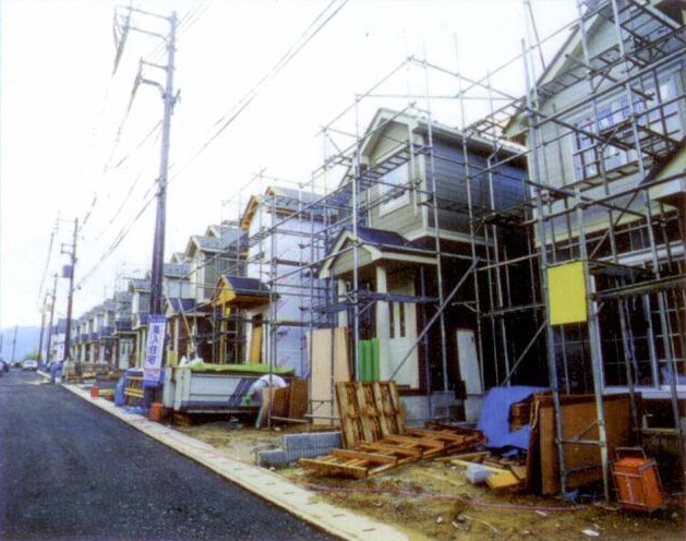 建设中的北海道民用住宅